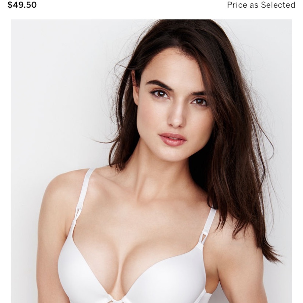 NEW VS White Bombshell Bra (NWT)